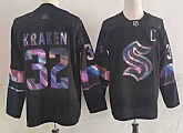Seattle Kraken 32 Kraken Black Adidas Jersey,baseball caps,new era cap wholesale,wholesale hats